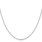Sterling Silver 1.75mm Diamond-cut Rolo Cable Chain