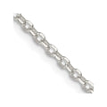 Sterling Silver 2.6mm Diamond-cut Rolo Cable Chain