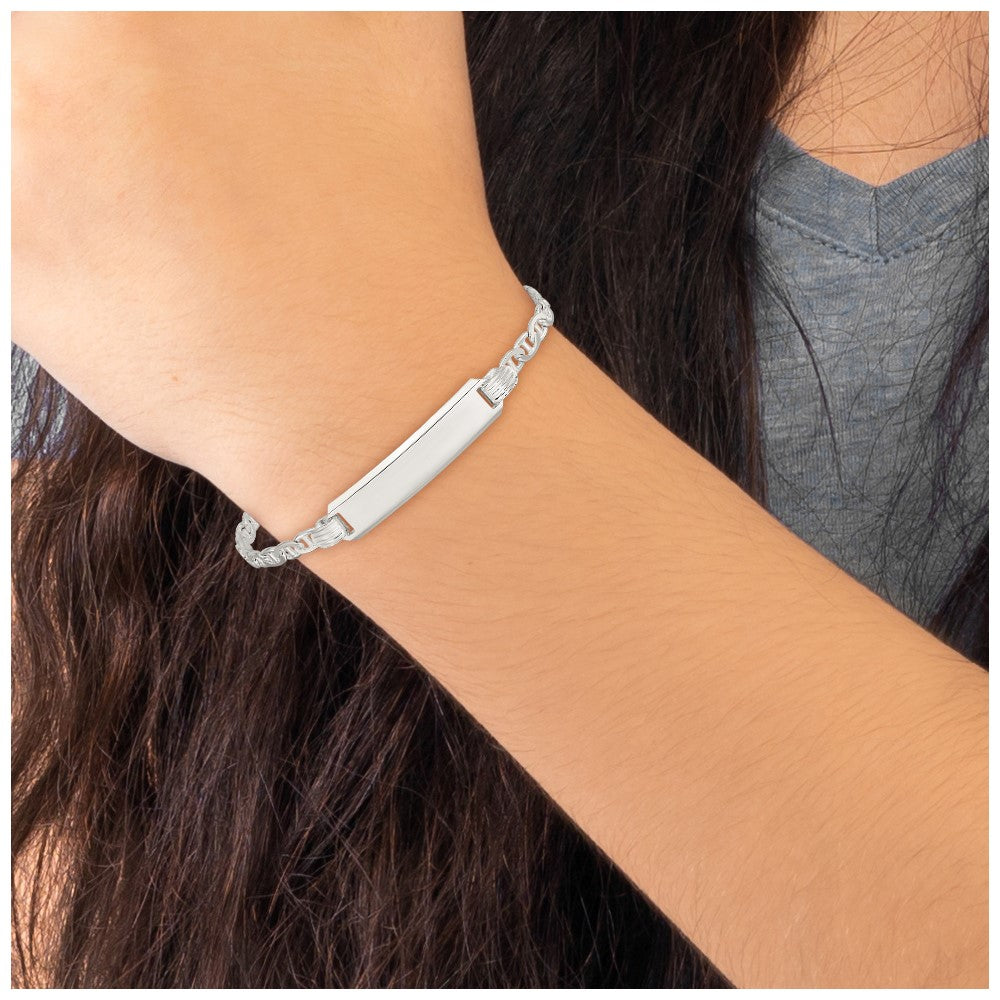 Sterling Silver Children's ID Bracelet