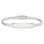 Sterling Silver Baby ID Bracelet