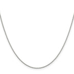 Sterling Silver 1.25mm Beaded Chain