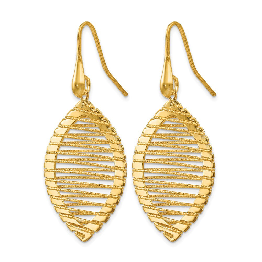 Sterling Silver Gold-plated Shepherd Hook Earrings