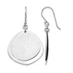 SS Rhodium-plated Radiant Essence Polished Earrings