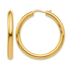 Sterling Silver Gold-plated 3.5mm Tube Earrings