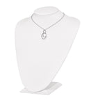 Sterling Silver Rhodium-plated Polished w/1.5in ext. Necklace