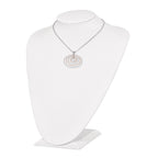 Sterling Silver Rose Gold-Plated D/C w/1in ext. Necklace