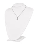 Sterling Silver Polished Dangle Balls w/.75 in ext. Necklace