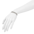 Sterling Silver RH-plated Seven Strand Beaded Bracelet