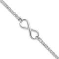 Sterling Silver Infinity Symbol Bracelet