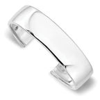 Sterling Silver RH-plated Polished Slip-on Bangle