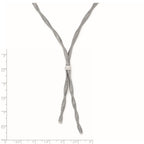 Sterling Silver Polished w/3in Extender Necklace