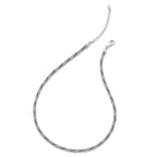 Sterling Silver Textured w/ Extender Necklace