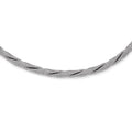 Sterling Silver Textured w/ Extender Necklace