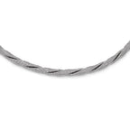 Sterling Silver Textured w/ Extender Necklace