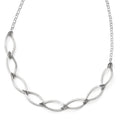 Sterling Silver Brushed w/ 2in ext. Necklace