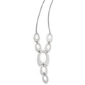 Sterling Silver Brushed w/ 1.5in ext. Necklace
