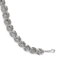 Sterling Silver Polished & DC Bracelet