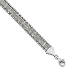 Sterling Silver Rhodium-plated Bracelet