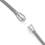 Sterling Silver Polished CZ Necklace