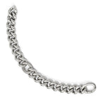 Sterling Silver CZ Polished Woven Bracelet