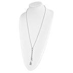 Sterling Silver Polished Bird Cage with Birds Slip-on Necklace