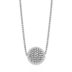 Sterling Silver Polished D/C w/1 in ext. Necklace