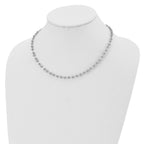 Sterling Silver Polished Fancy Necklace