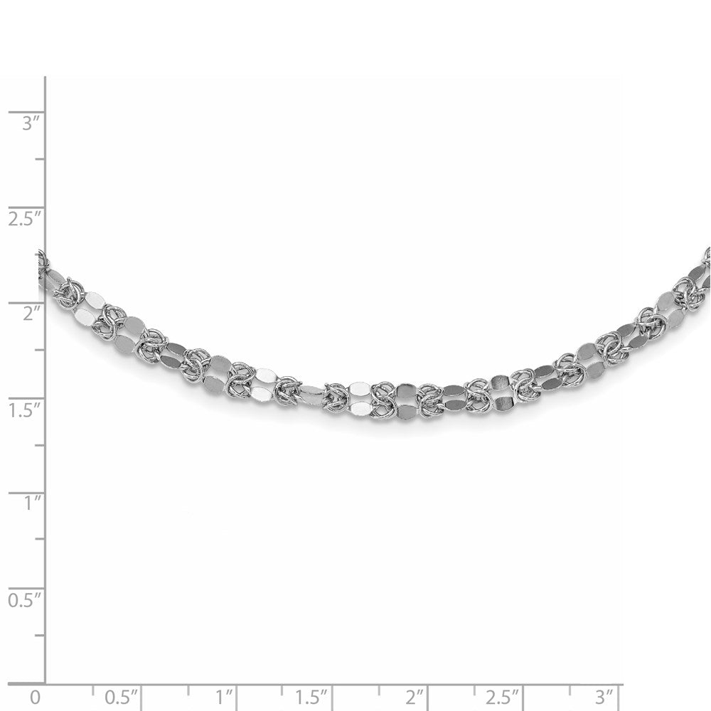 Sterling Silver Polished Fancy Necklace
