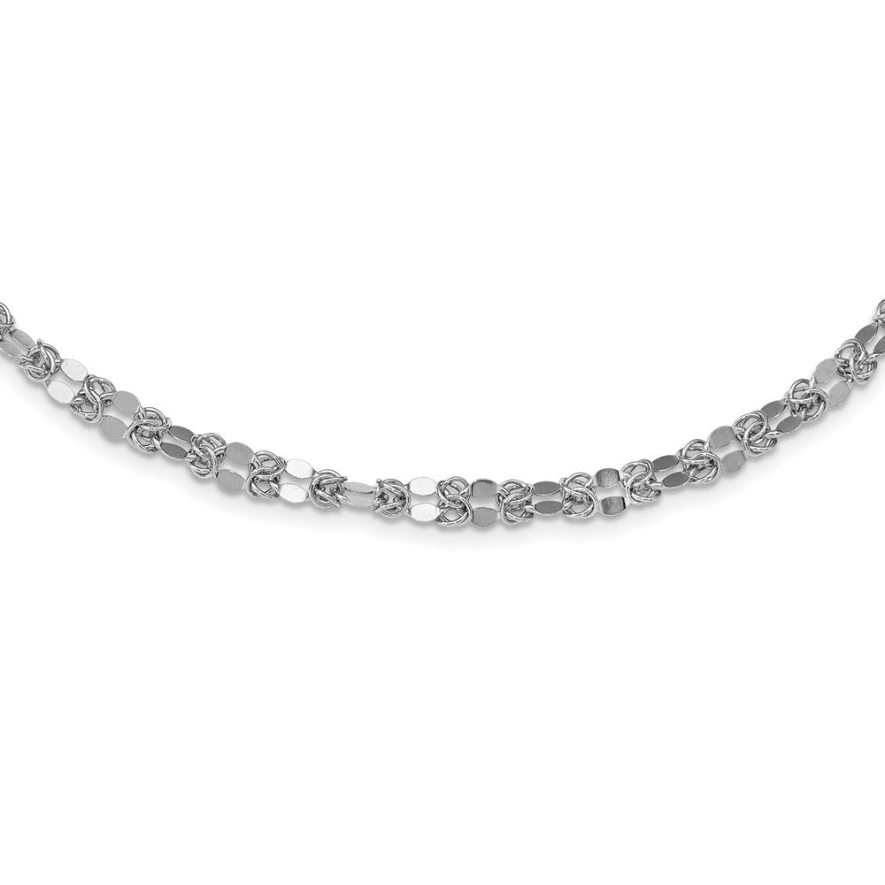 Sterling Silver Polished Fancy Necklace