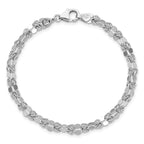 Sterling Silver Polished Fancy Bracelet