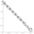 Sterling Silver Polished Fancy Bracelet
