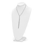 Sterling Silver Polished & Textured Fancy Necklace