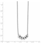 Sterling Silver Polished Adjustable Necklace