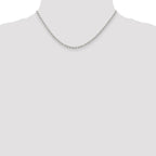 Sterling Silver 2.8mm Open Elongated Link Chain