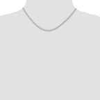 Sterling Silver 3.2mm Open Elongated Link Chain