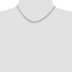 Sterling Silver 4.3mm Open Elongated Link Chain