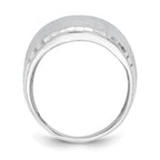 Sterling Silver Rhodium-plated Radiant Essence Ring
