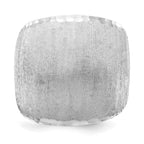 Sterling Silver Rhodium-plated Radiant Essence Ring