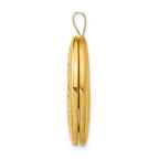 1/20 14K Gold Filled 26mm Floral Oval Locket