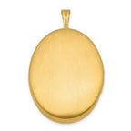 1/20 14K Gold Filled 26mm Floral Oval Locket