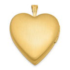 Sterling Silver Gold-plated 20mm Claddagh Enameled Heart Locket