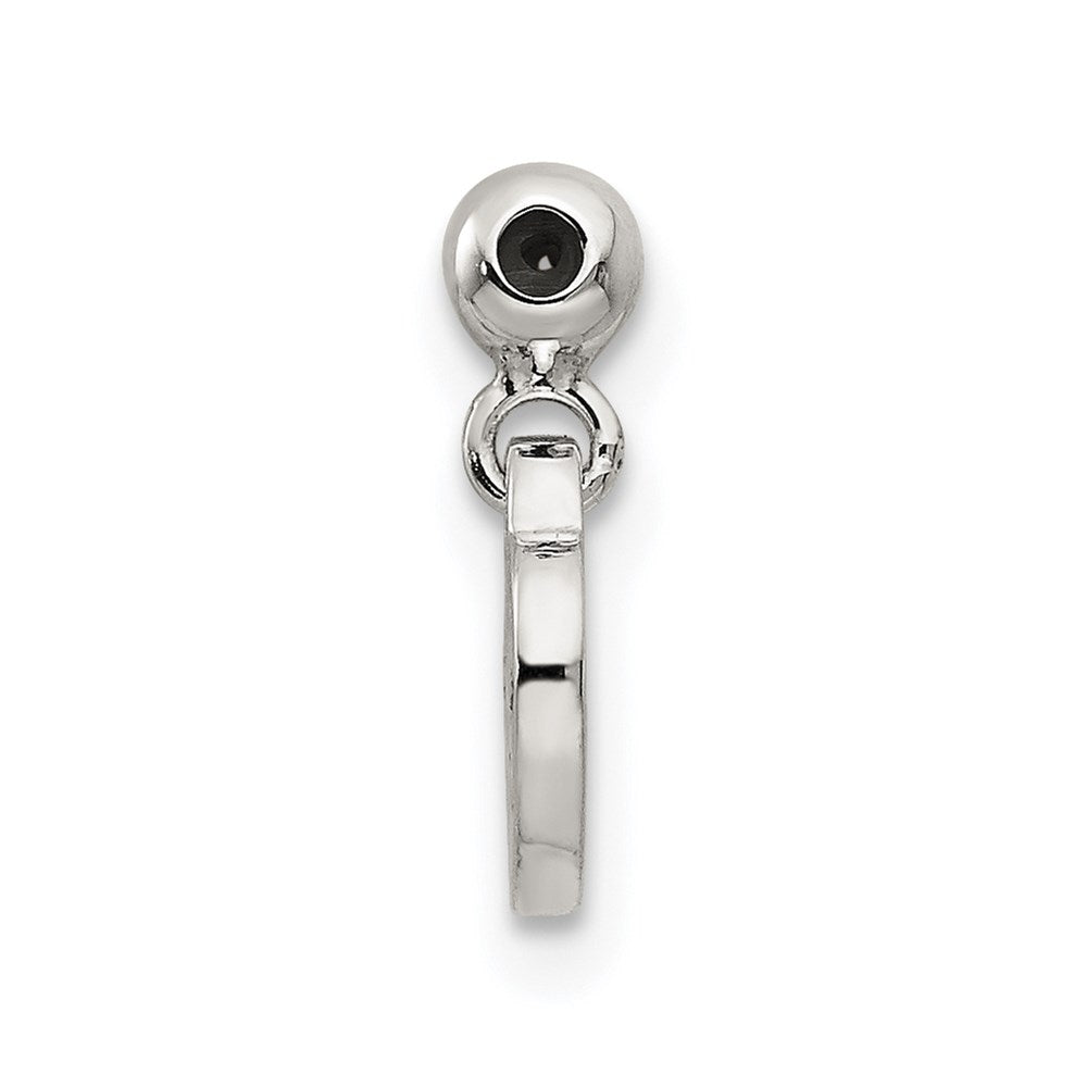 Mio Memento Sterling Silver Dangle Heart Charm