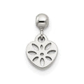 Mio Memento Sterling Silver Dangle Heart Charm