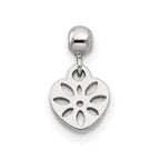 Mio Memento Sterling Silver Dangle Heart Charm