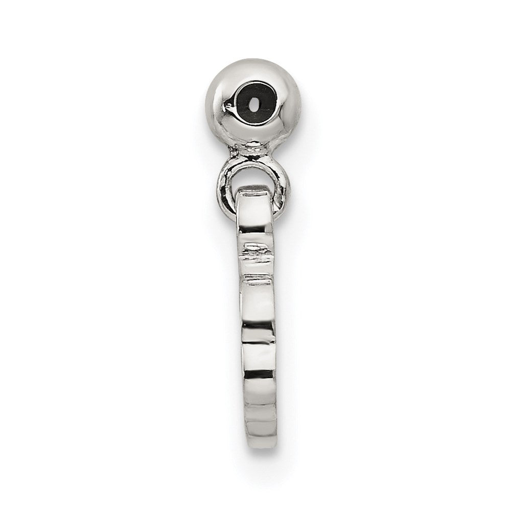 Mio Memento Sterling Silver Dangle Flower Charm