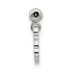 Mio Memento Sterling Silver Dangle Flower Charm