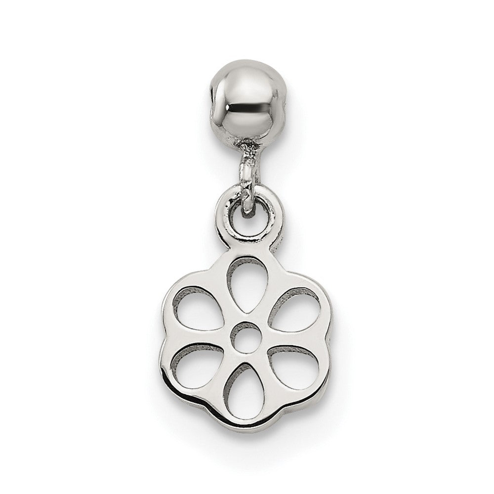 Mio Memento Sterling Silver Dangle Flower Charm