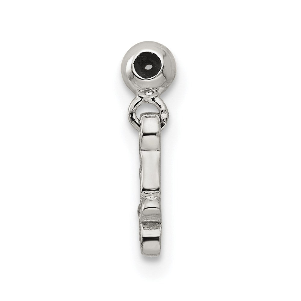 Mio Memento Sterling Silver CZ Dangle Butterfly Charm