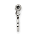 Mio Memento Sterling Silver Dangle Feather Charm
