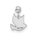 Mio Memento Sterling Silver Dangle Bird Charm